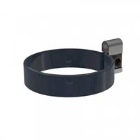 GLC PVC хомут трубы (new), серый графит, RAL 7024