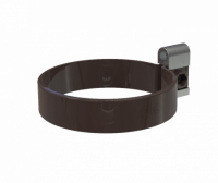 GLC PVC хомут трубы, коричневый, RAL 8019