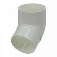 GLC PVC колено трубы 67 гр, белый, RAL 9010