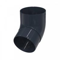 GLC PVC колено трубы 67 гр., серый графит, RAL 7024